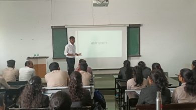 β : नाशिक : ⇒ संदीप फाऊंडेशन फार्मसी महाविद्यालयात " जी-पॅट " वर मार्गदर्शन- ( प्रतिनिधी : डॉ. कमलेश दंडगव्हाळ )