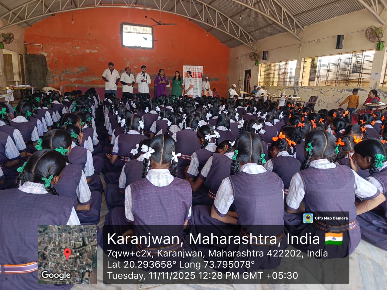 दिंडोरी:-करंजवण येथे मोफत महाआरोग्य तपासणी शिबीर संपन्न !  २०६ नागरिकांना  विविध तपासण्या, आरोग्य जनजागृतीचा  लाभ – (प्रतिनिधी )