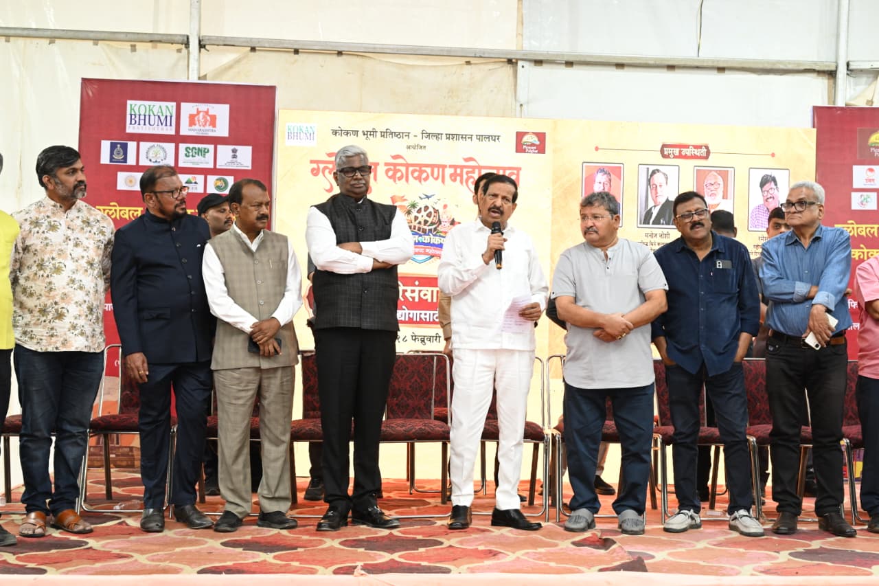 पालघर:-शिरगाव येथे ‘ग्लोबल कोकण महोत्सव’ व पालघर मिनी सरस प्रदर्शनाचे भव्य उद्घाटन-( प्रतिनिधी : बाळकृष्ण ढोके )